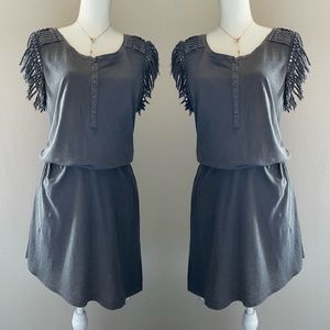 Maison scotch grey cotton dress size S/M